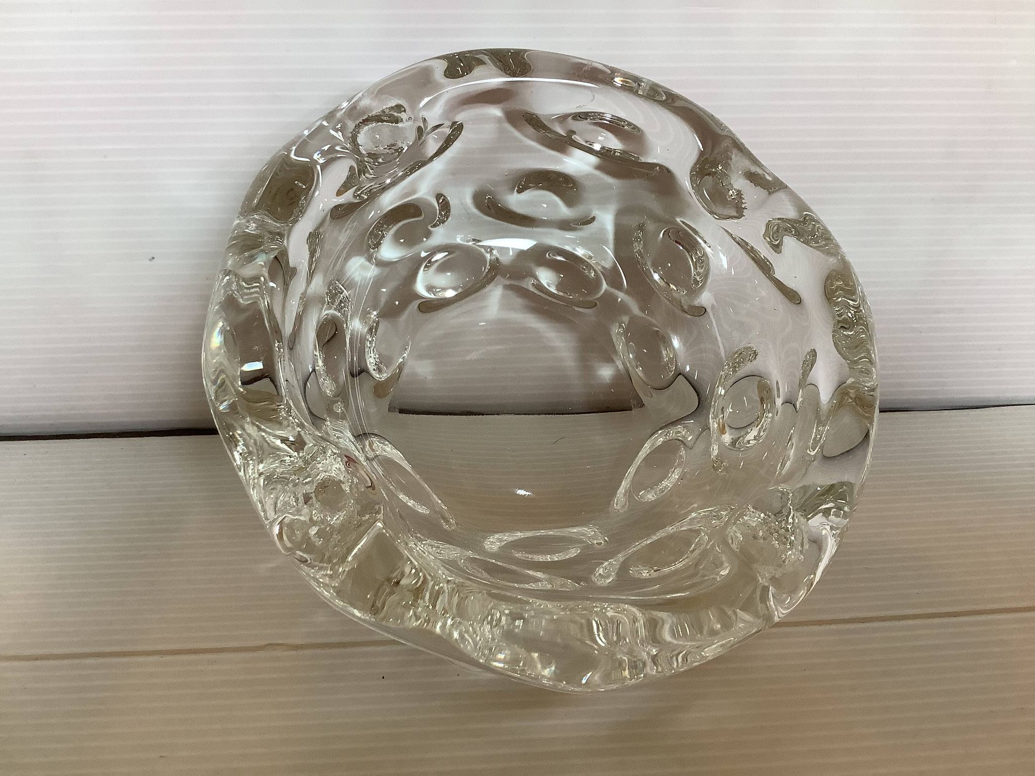 Vide poche cendrier style Murano