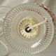 Glass and crystal pink boudoir grapevine lamp