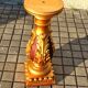 Decorative plaster column - gold lamp base - Creation JP France