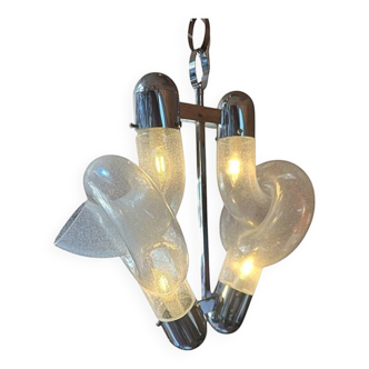 Chandelier by Aldo Nason for Mazzega Murano, Italy, 1970s