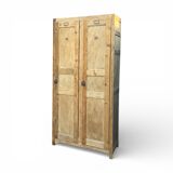 Vintage wooden wardrobe from 1940.
