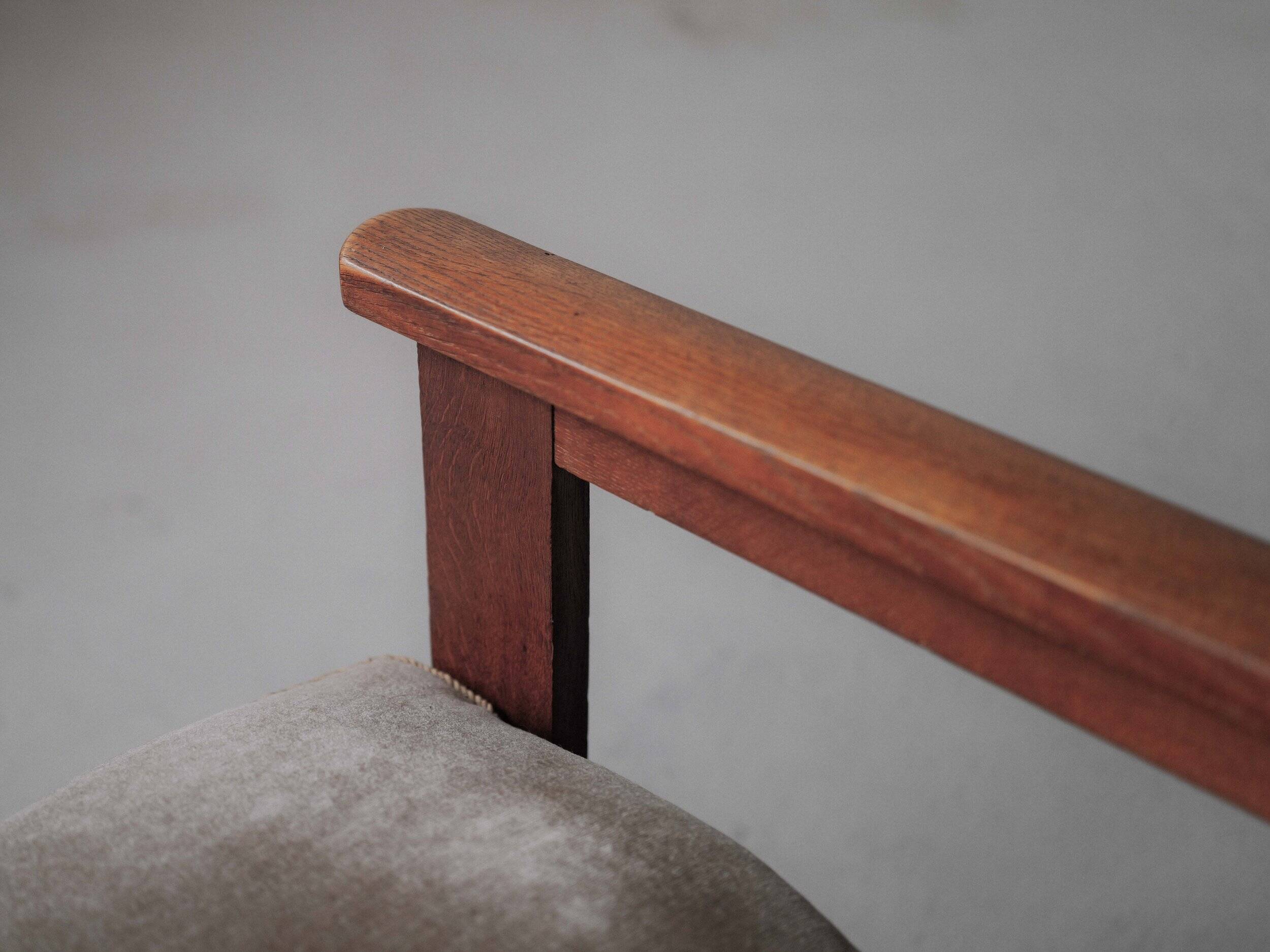 Pair of Art Deco armchairs – Amsterdam School, circa 1930