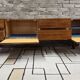 Vintage Scandinavian lowboard in teak – Minimalist sideboard from the 60s/70s.