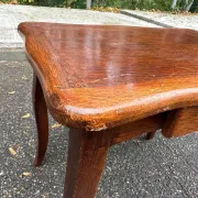 Table basse table d'appoint bout de canapé en chêne style Louis XV 1950