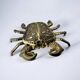 Regency bronze crab ashtray, Spain, 1980s