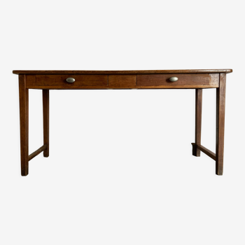 Vintage oak console from the 50s
