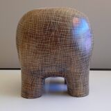 Sculpture d'éléphant en pierre