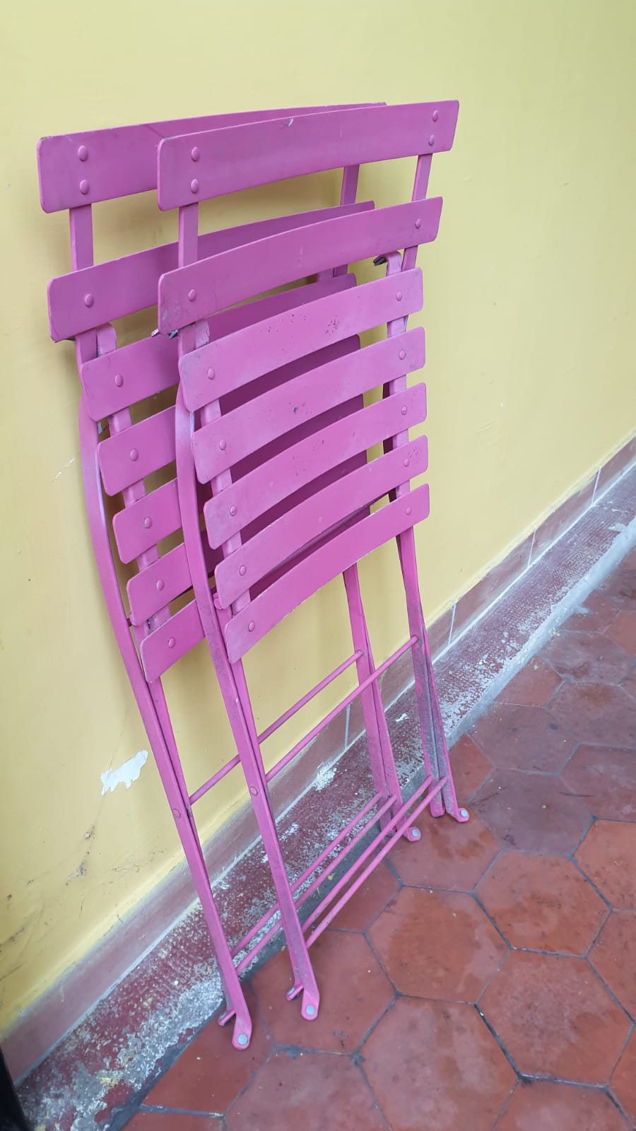 Vintage folding garden chairs 60