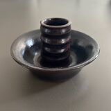 Brown zigzag candle holder