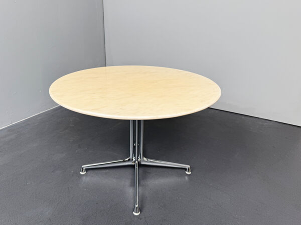 Table basse / table d'appoint La Fonda, marbre, par Charles et Ray Eames pour Herman Miller, Allemagne, années 1970.