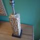 Vintage 80's lamp in gold metal