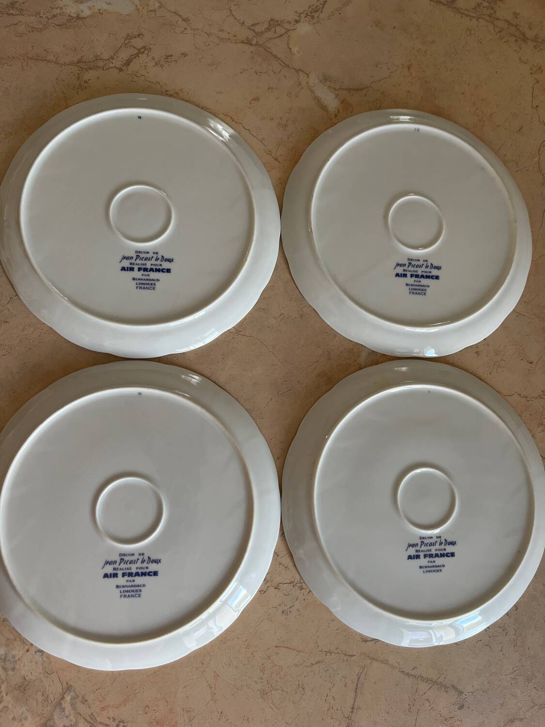 Air France plates