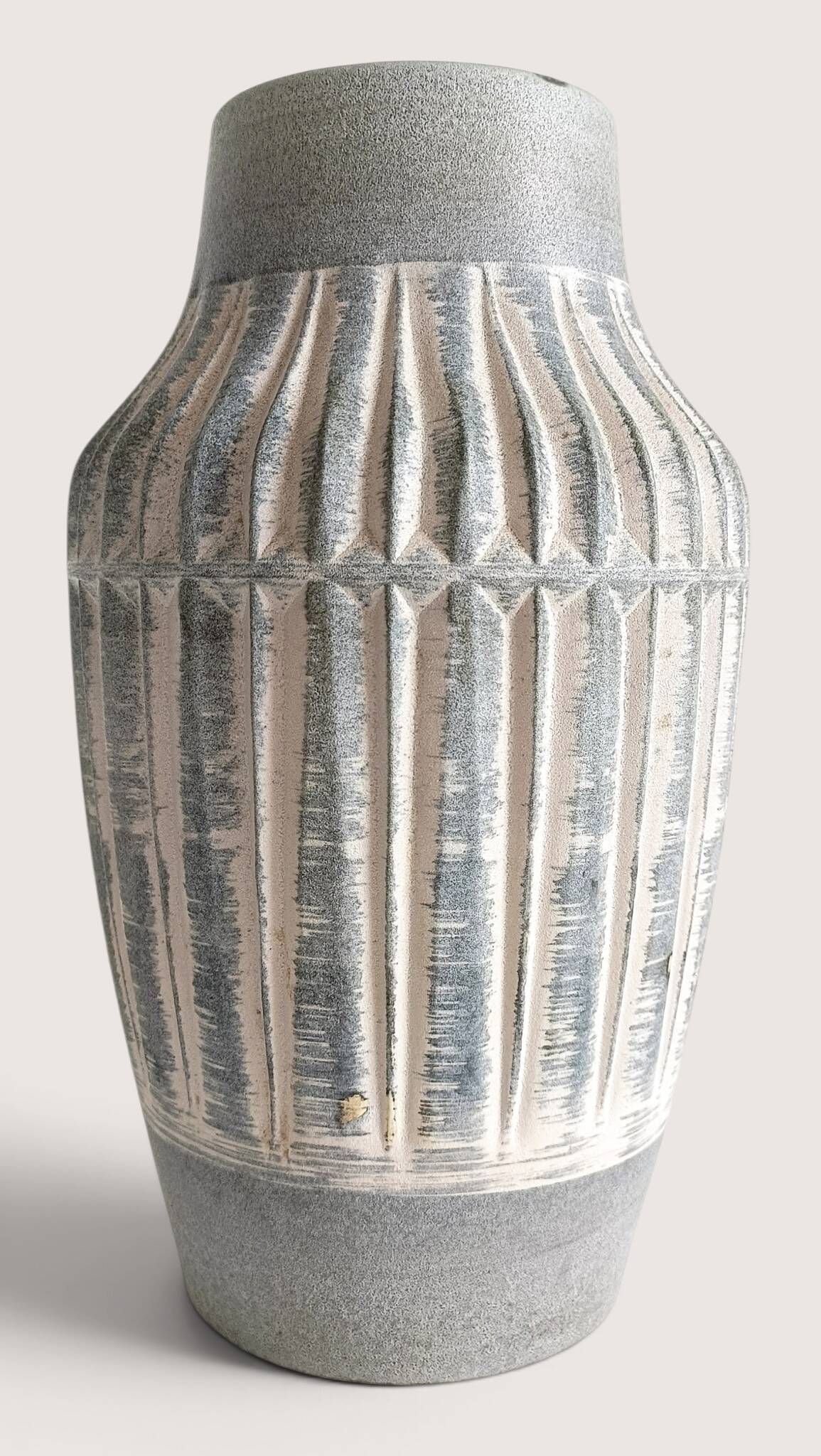 West German Mid-Century Modern Stoneware Vase by Bay Keramik, 1950s