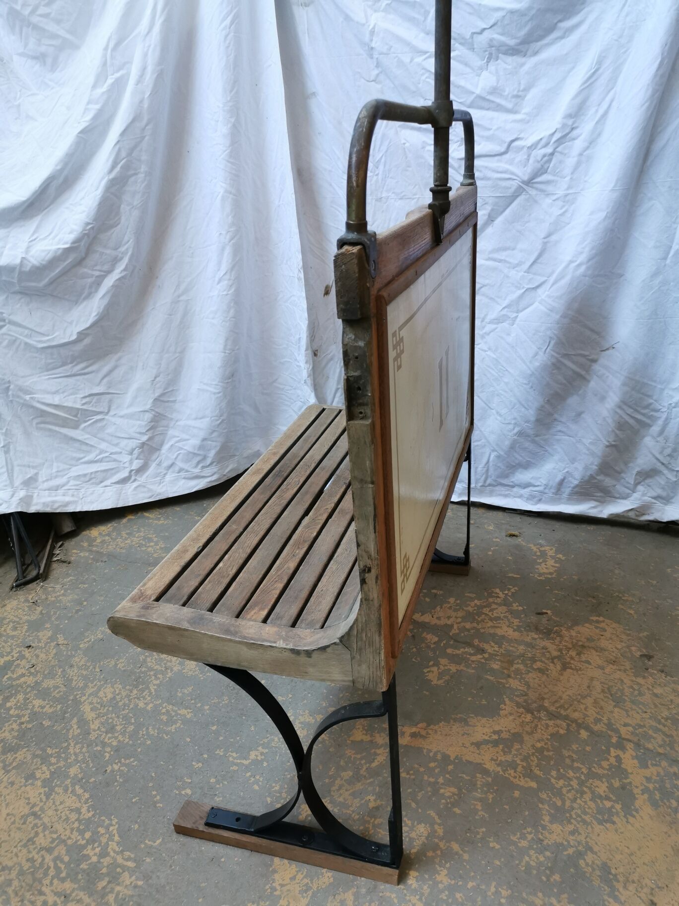 Metro seat 2 seats model sprague with luggage rack 1920