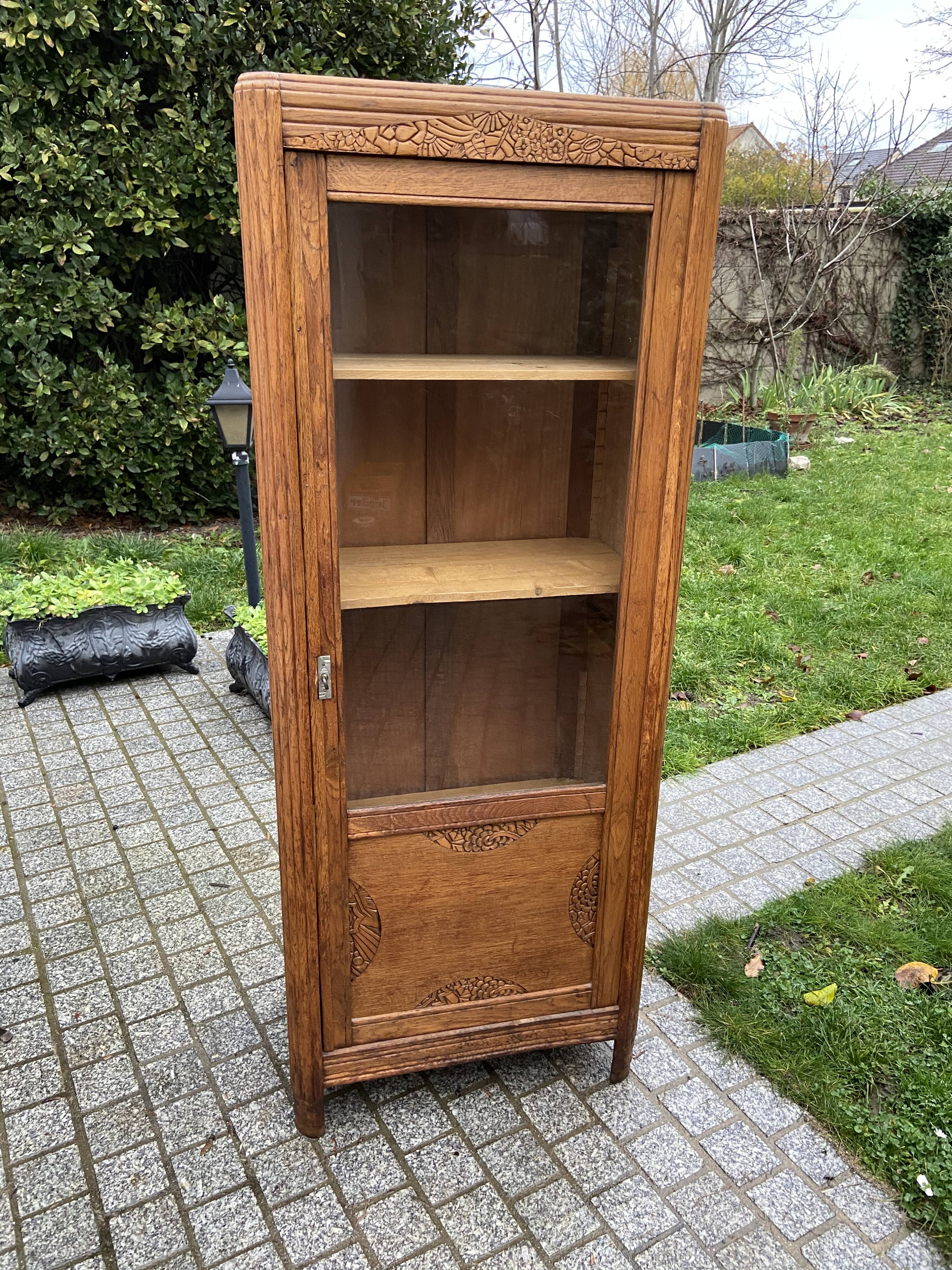 Art deco showcase cabinet 1930/40