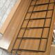 Etagère  scandinave 1960 a 70  tablettes formica brun tres bonne etat
