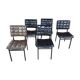 5 chaises 1950