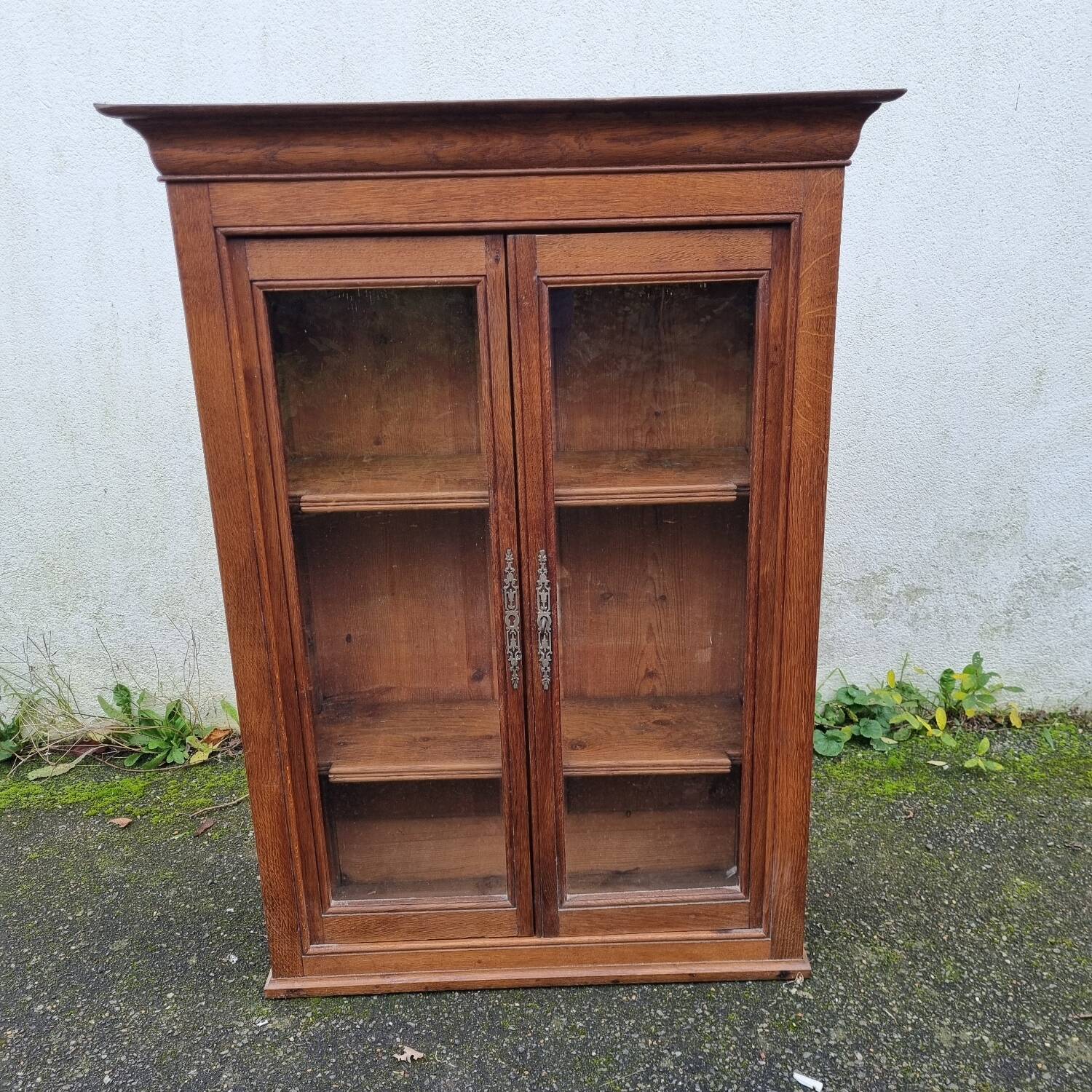 Wall display cabinet library