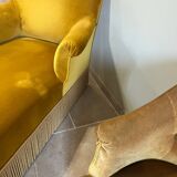 Golden velvet daybed
