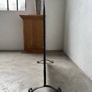 Wrought iron fireplace screen Les Marolles 1950