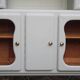 Renovated vintage buffet – Celadon Green Libéron