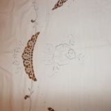 Vintage embroidered tablecloth 250 x 170 and 12 towels