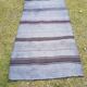 Vintage Turkish hallway rug 94x274 cm