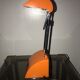 Lampe de bureau télescopique orange