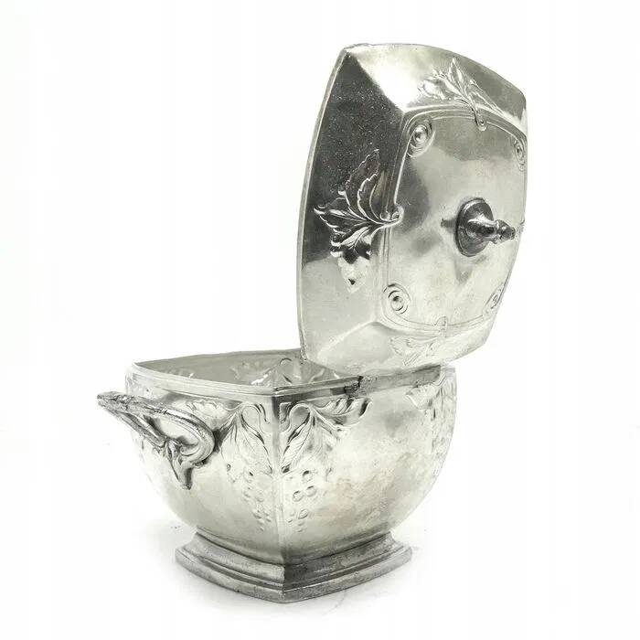 R2C Brothers Buch Sugar Bowl in Art Nouveau Style