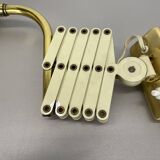 Original scissors wall light brass and metal by SIS Leuchten, Germany 1950s
