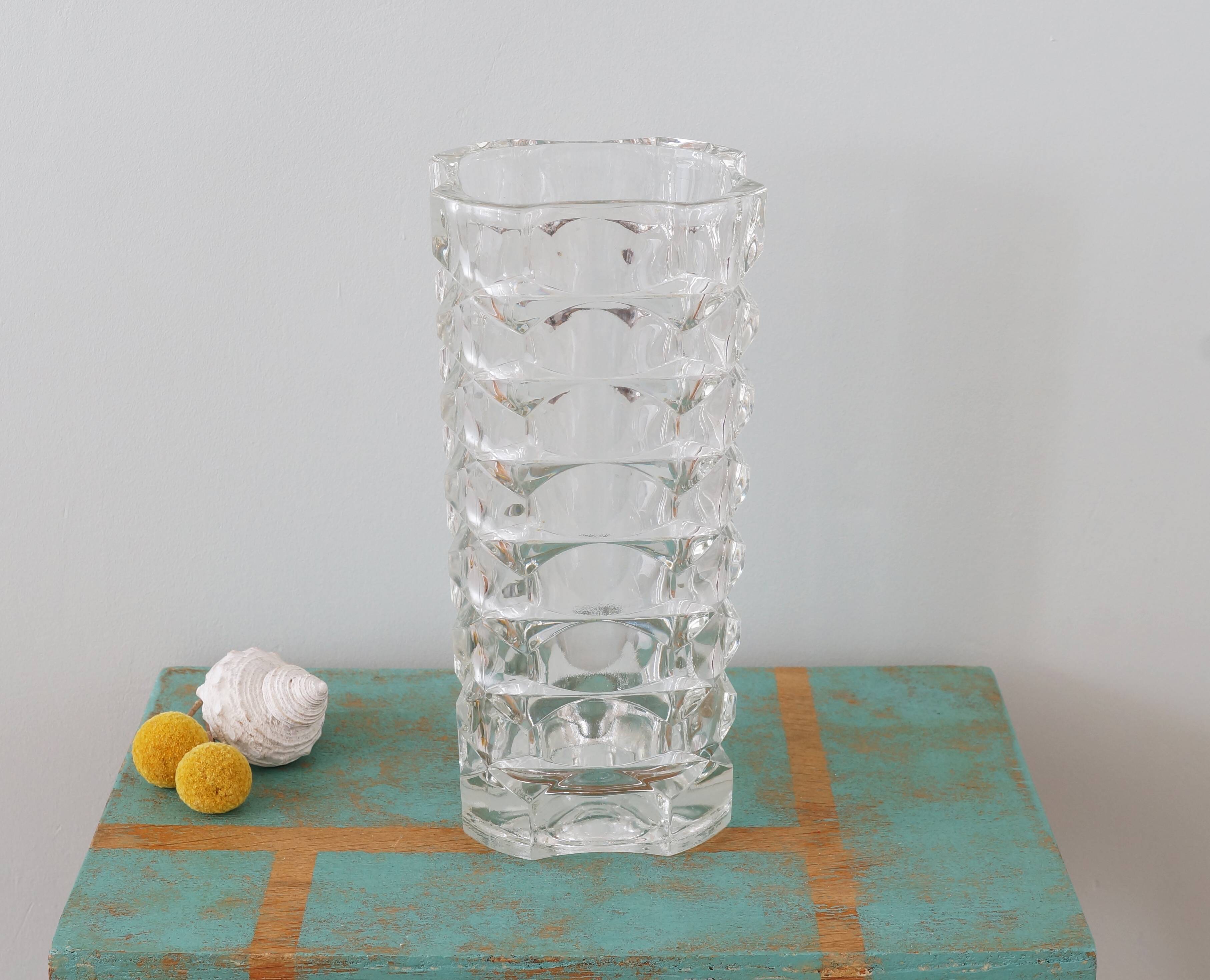 Luminarc Windsor type glass vase