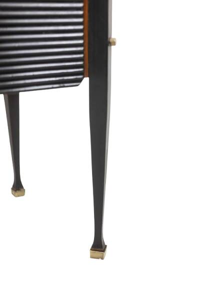 Pair of Italian cabinets in teak veneer. 1960s.