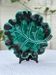 Plat de service vintage en barbotine feuille