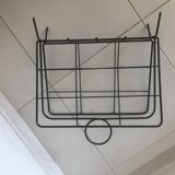 Black metal magazine door