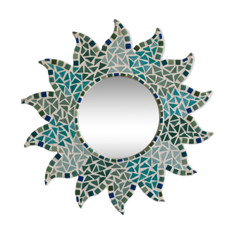 Sun mosaic mirror