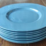 Série de 8 grandes assiettes Christofle