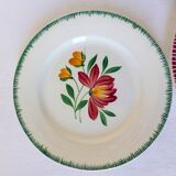 2 flat plates in pell mixes Digoin Sarreguemines and Badonviller 2107118