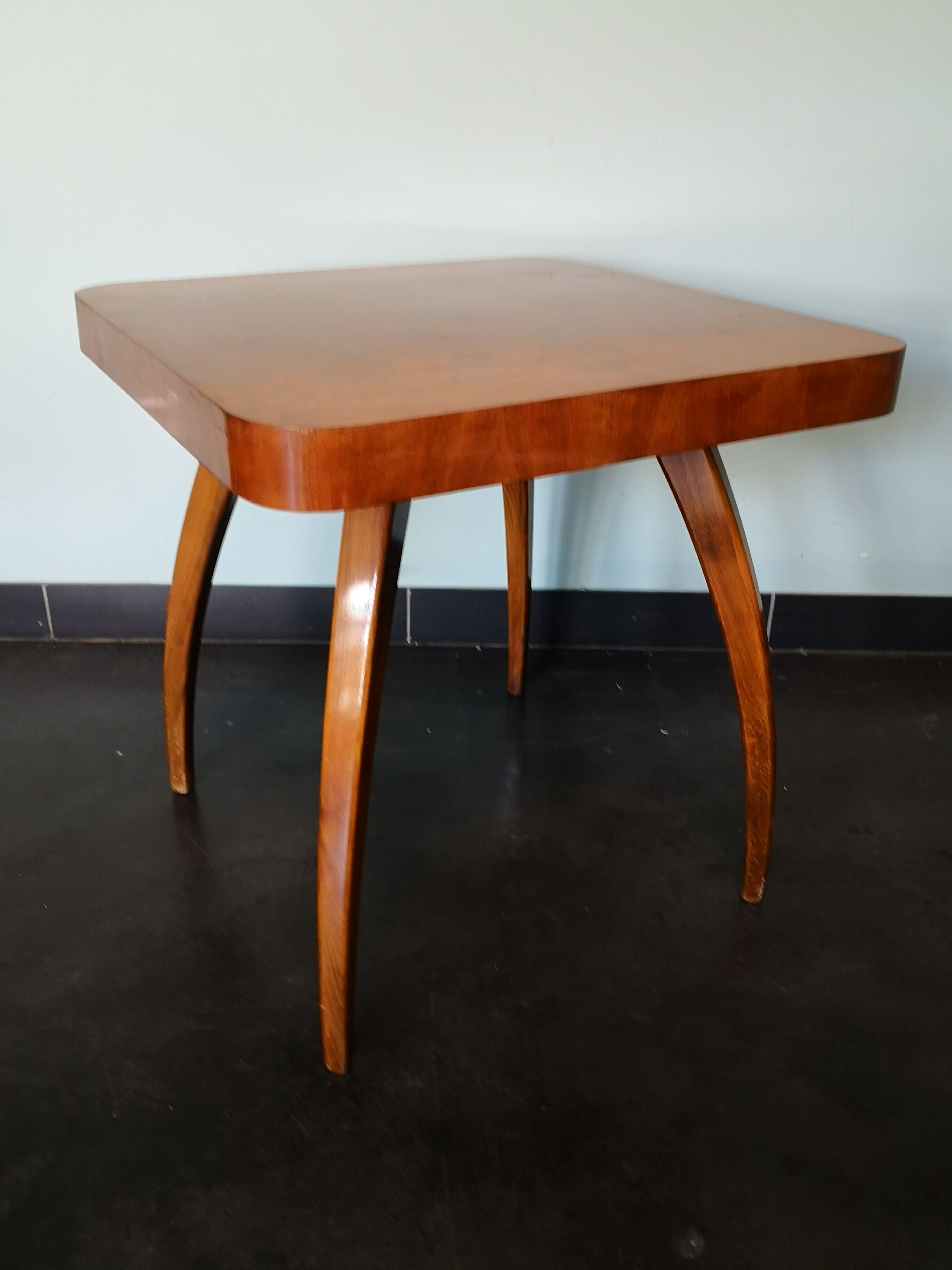Spider Halabala coffee table, vintage, Czech, art deco