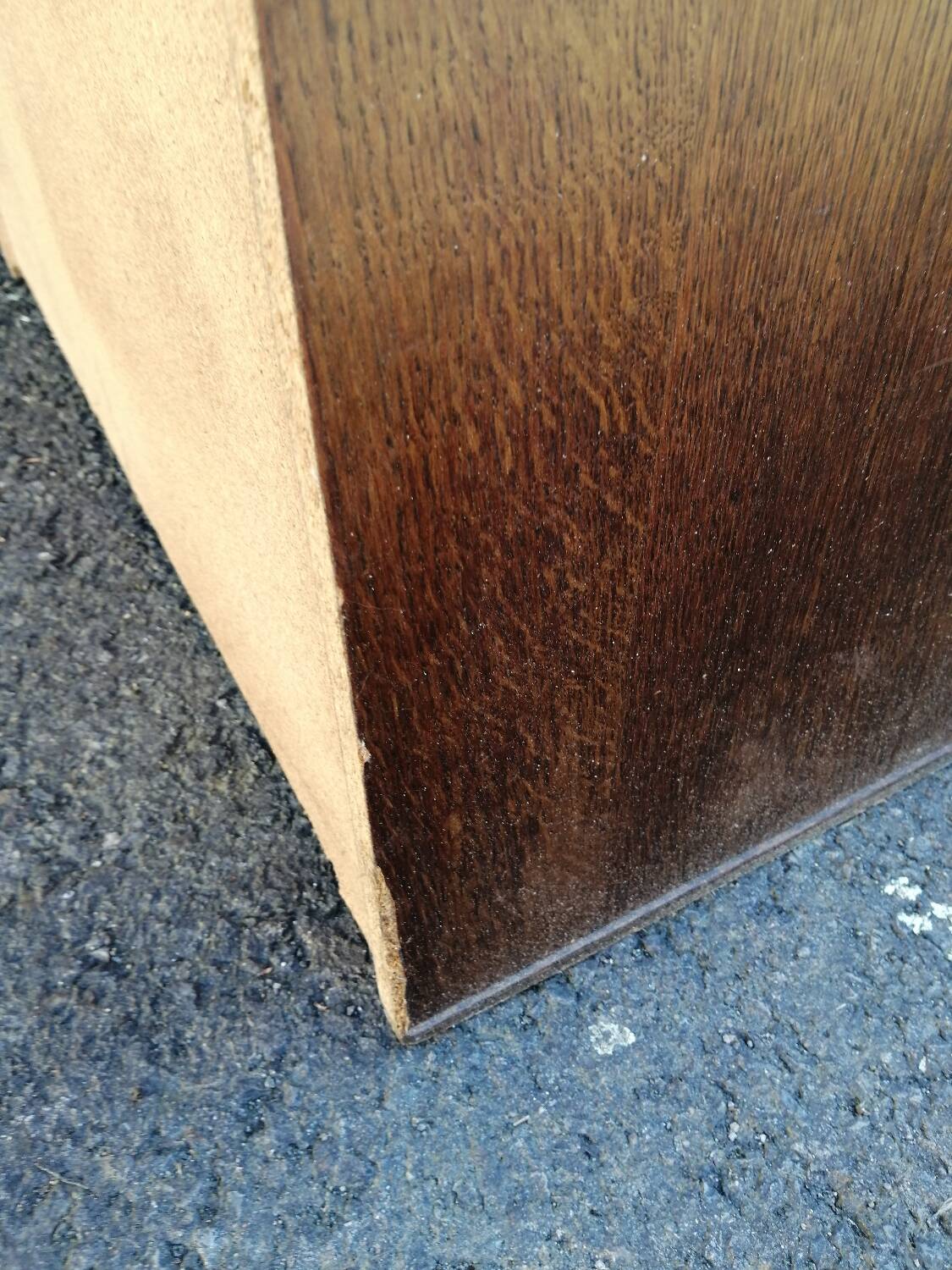 Double curtain filing cabinet