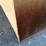 Double curtain filing cabinet