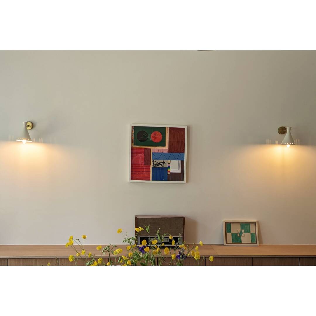 Pair of Italian 50s style wall lights