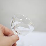 Série de 6 coupes à champagne vintage en cristal