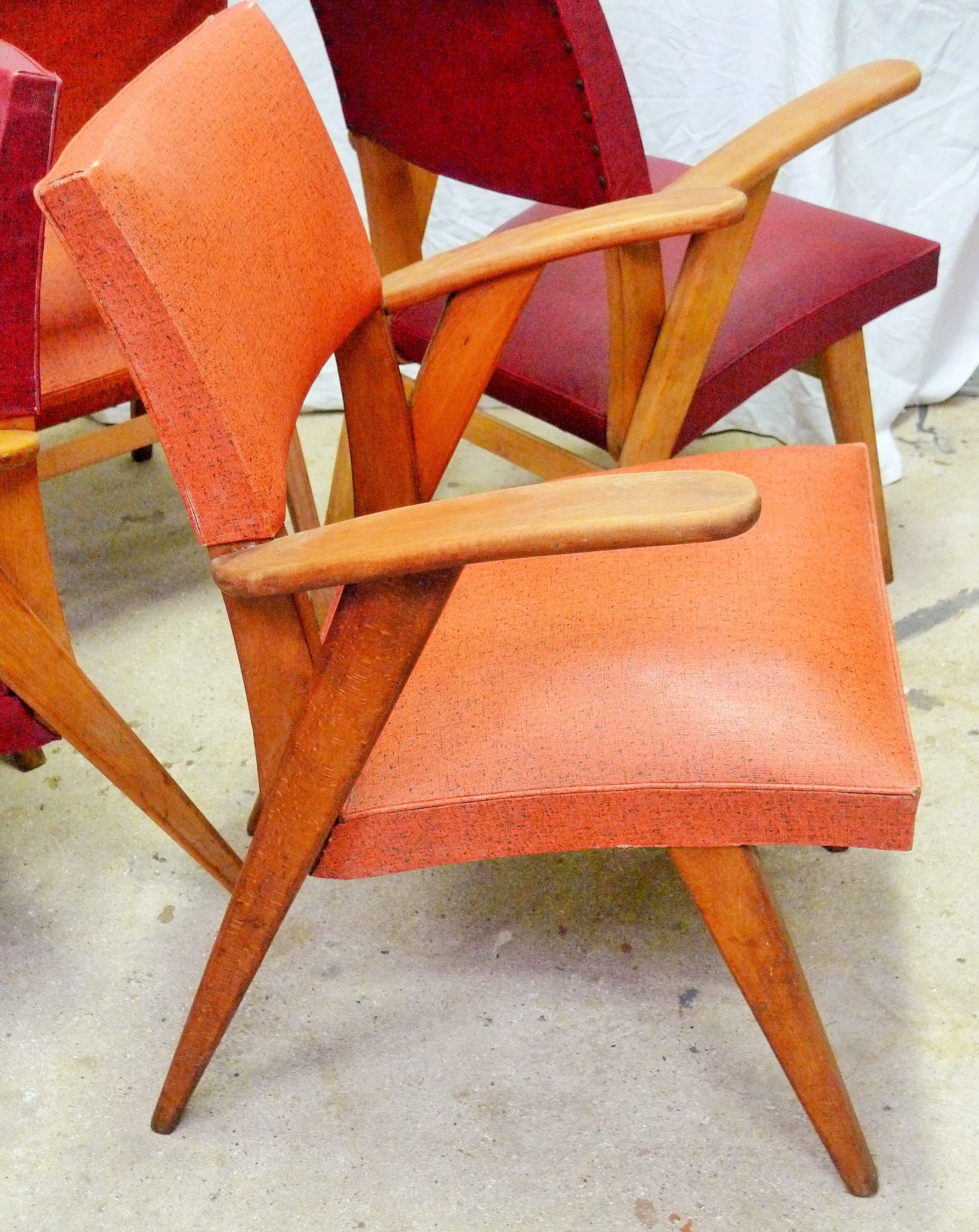 Series of 4 seats 60s
