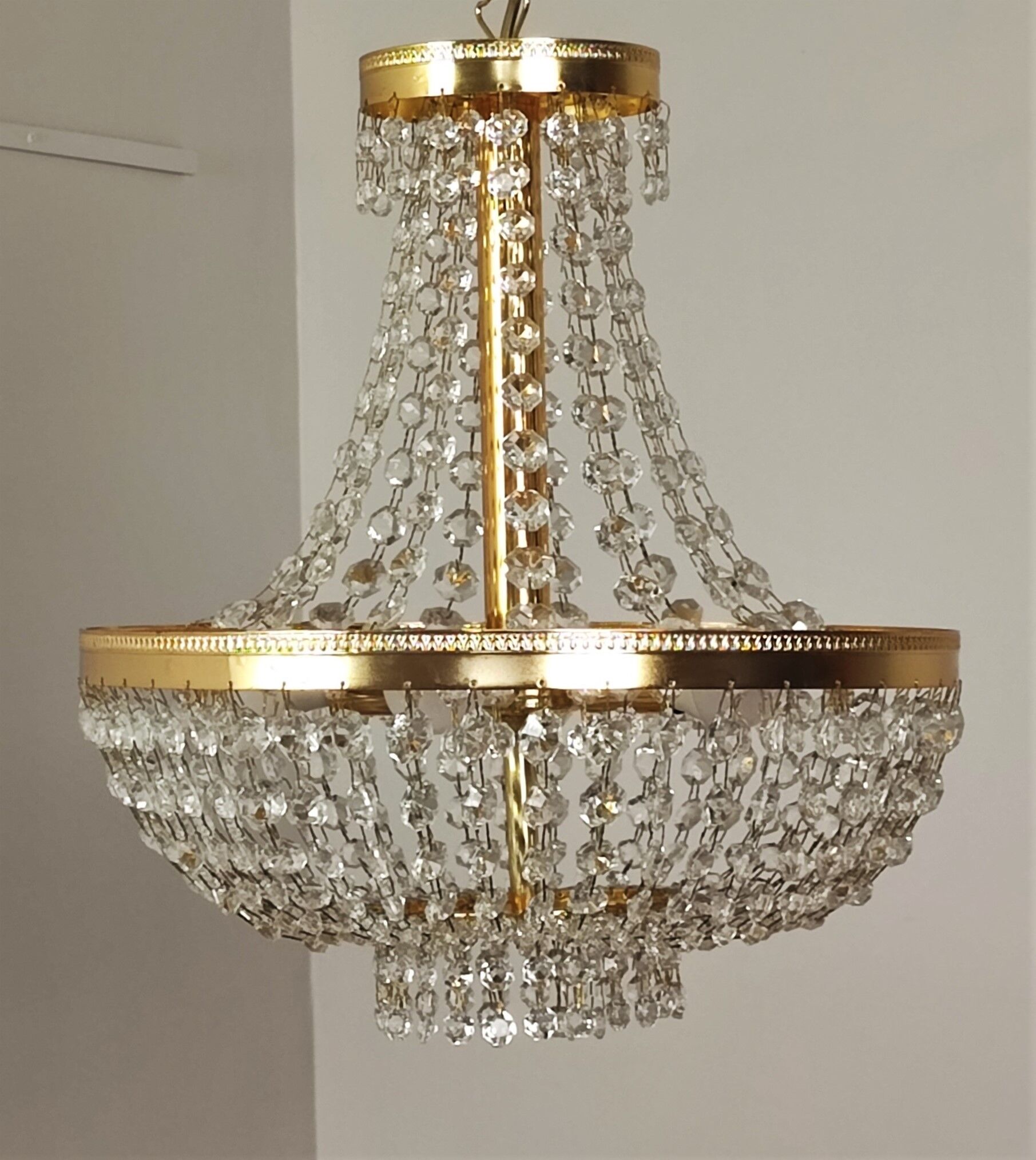Chandelier with tassels