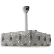 Hanging lamp by Kamenický Šenov, 1970