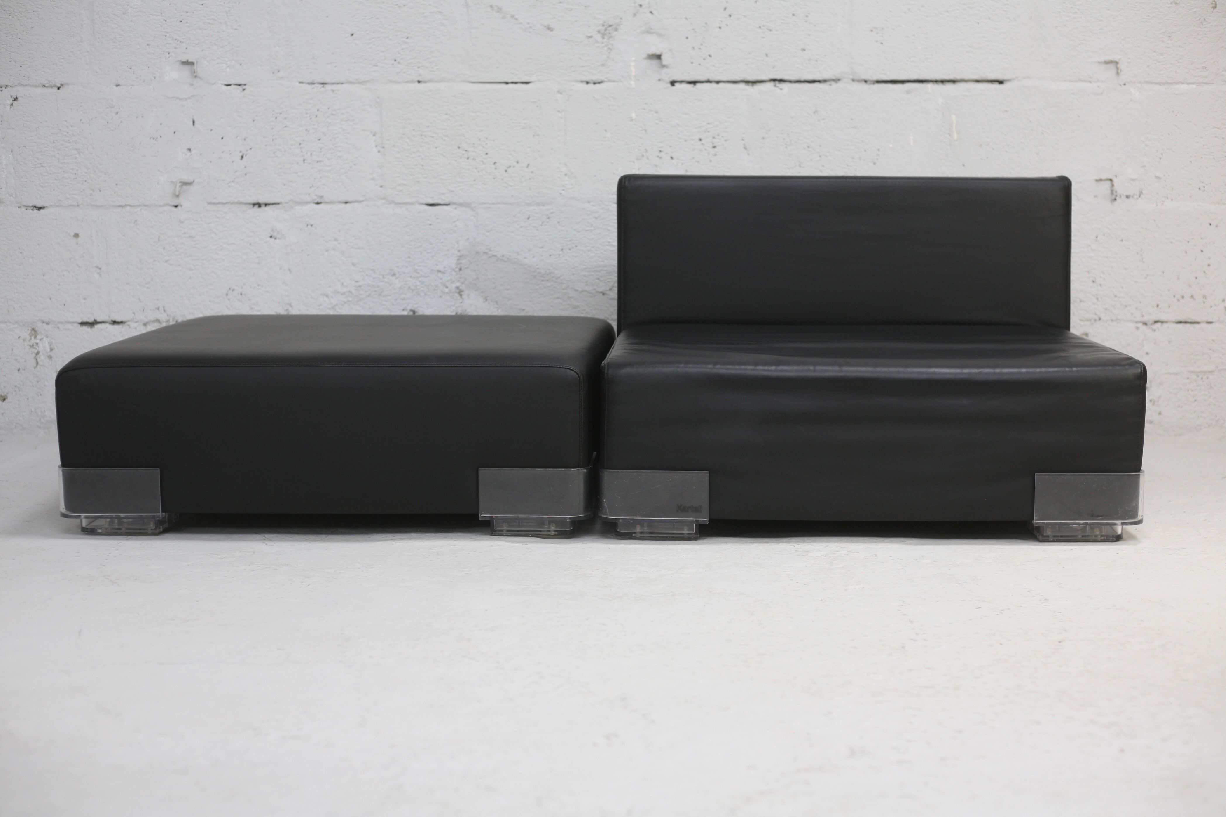 Modular sofa 2 places model "Plastics"Piero Lissoni Italy, circa 2005