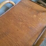 Bamboo rattan serving table