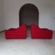 Pair of chromatic swivel armchairs by Kwok Hoi Chan, Steiner