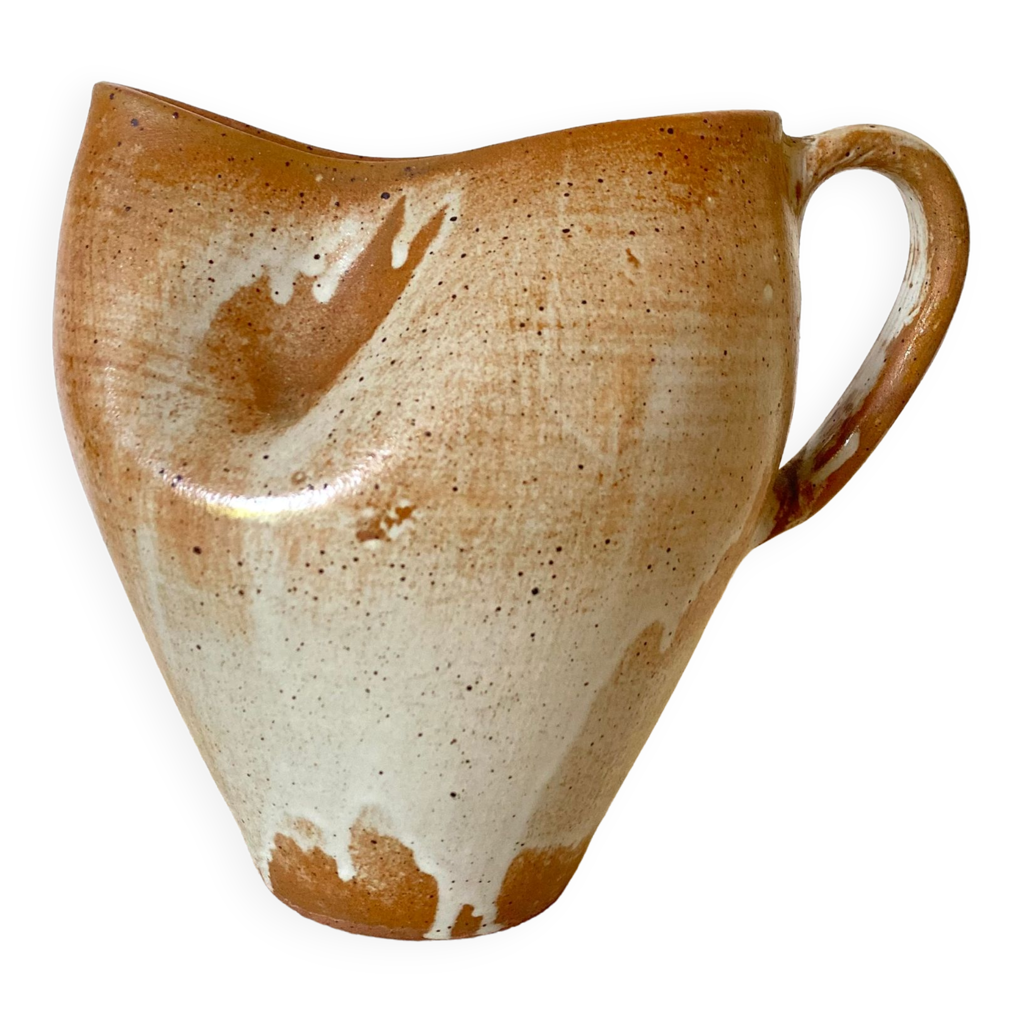Stoneware pitcher, handcrafted