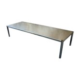 Industrial stainless steel coffee table